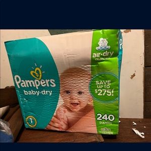 Pampers Swaddlers ,size 1, 240 count